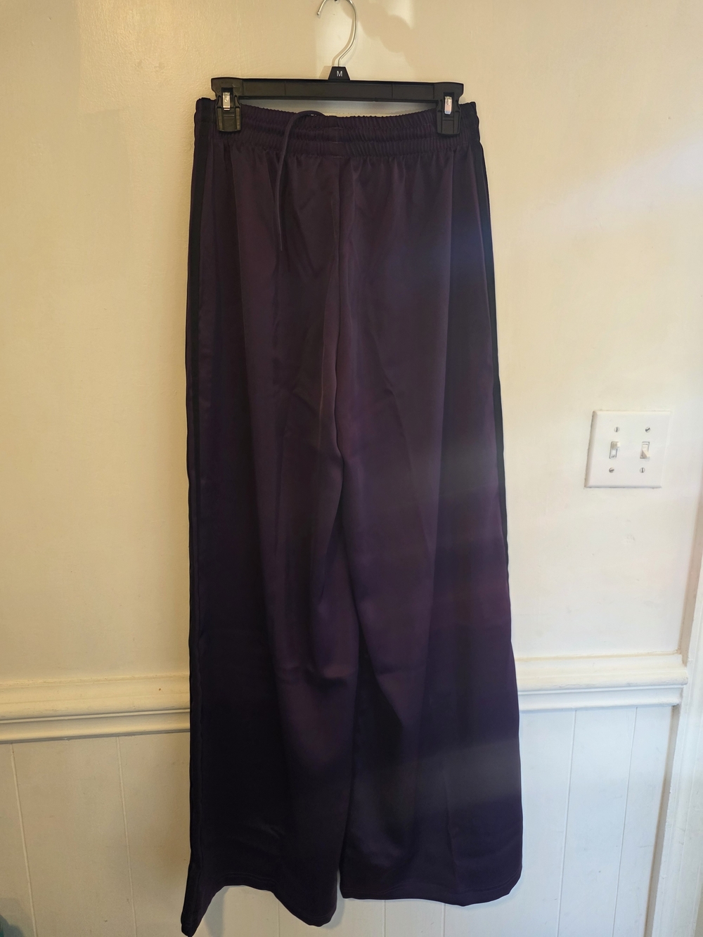 Adidas Purple Satin Pant